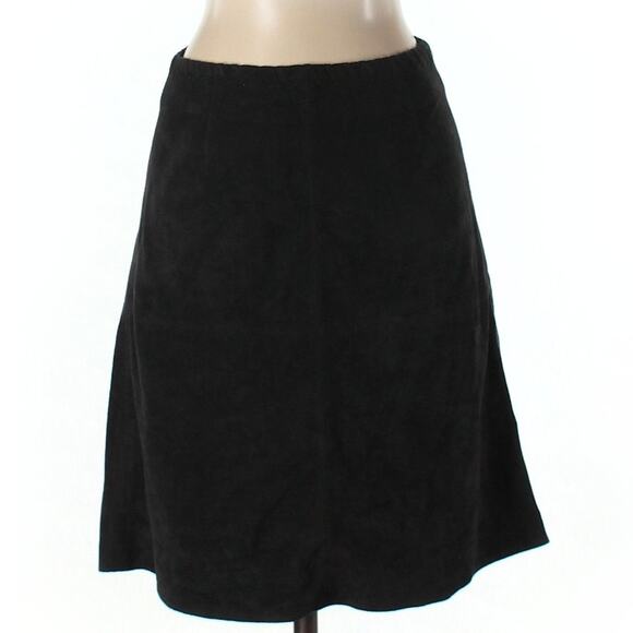 Justfab faux suede soft black skirt size xs - Picture 1 of 7